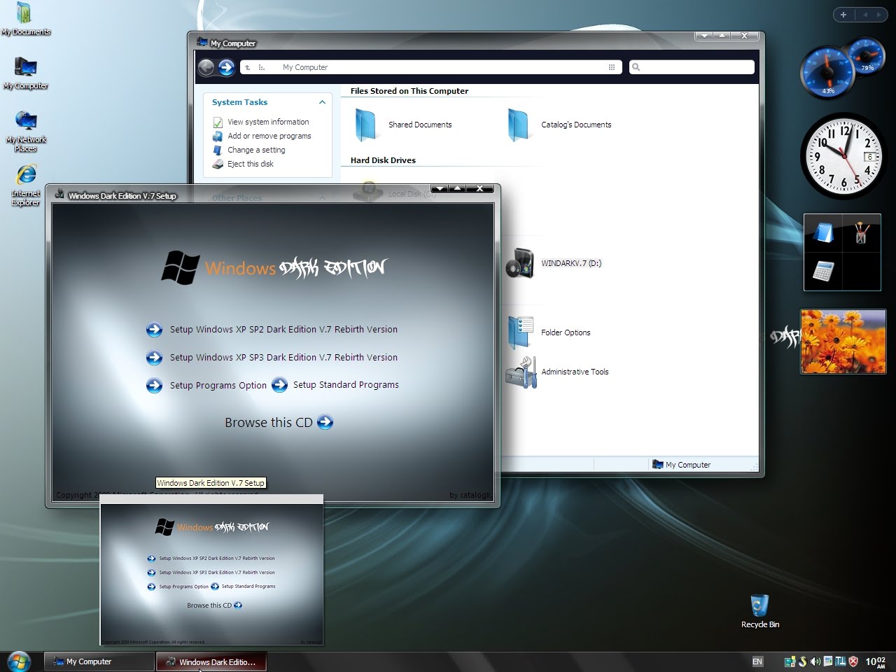windows xp sp3 darklite edition 2011 iso download